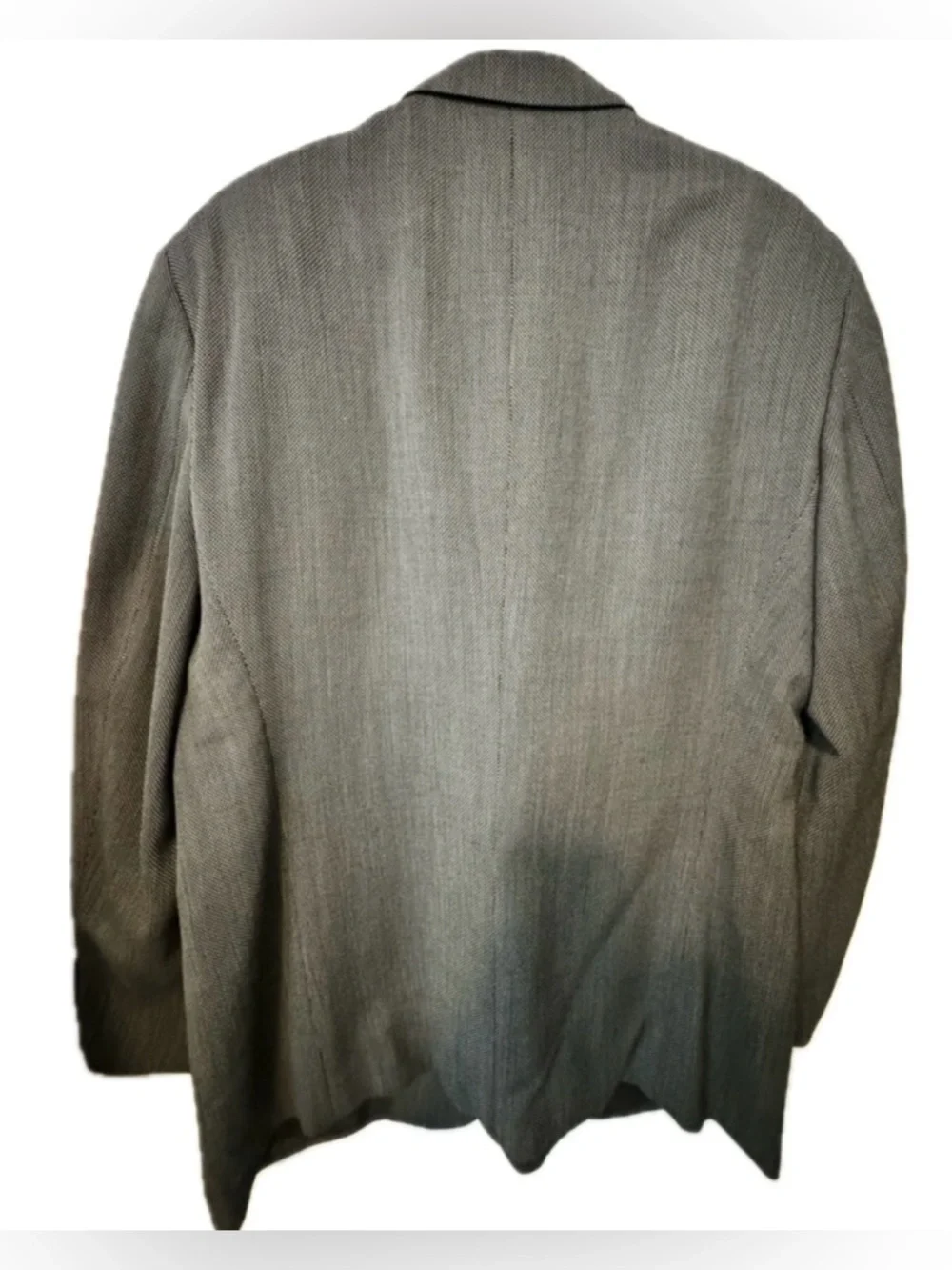 Giorgio Armani Collezioni Wool Blazer Neiman Marcus Gray Houndstooth